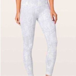 LULULEMON WHITE WUNDER UNDER 7/8 (full length if you’re short)